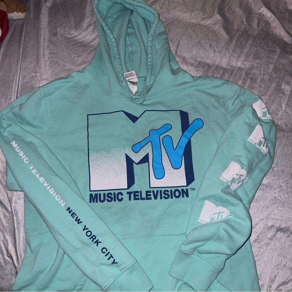 MTV Women's Teal Hoodie